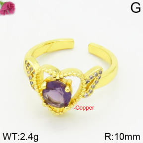 Fashion Copper Ring  F2R400594bbov-J111