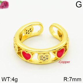 Fashion Copper Ring  F2R400599bbov-J111
