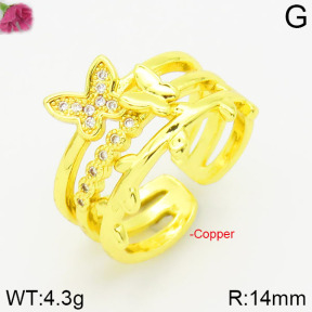 Fashion Copper Ring  F2R400655bbov-J111