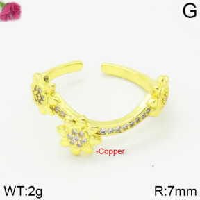 Fashion Copper Ring  F2R400658bbov-J111