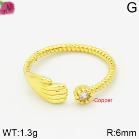 Fashion Copper Ring  F2R400659vbnb-J111