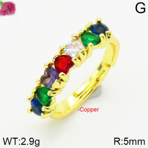Fashion Copper Ring  F2R400667bbov-J111