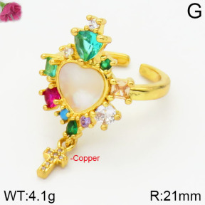 Fashion Copper Ring  F2R400709bhia-J111
