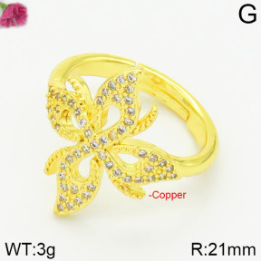 Fashion Copper Ring  F2R400717bbov-J111