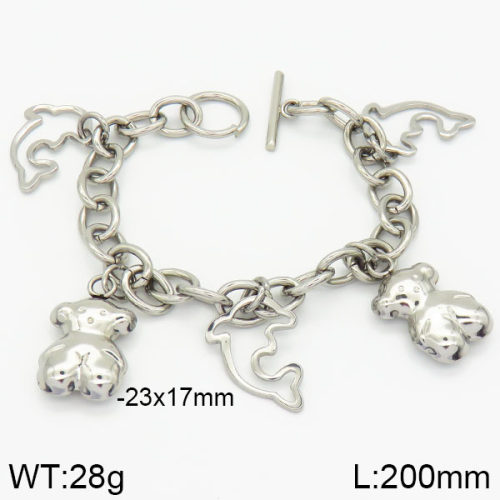 SS Bear Bracelets  TB2000171bhva-368