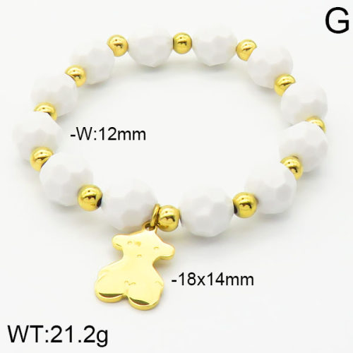 SS Bear Bracelets  TB2000174vbpb-685