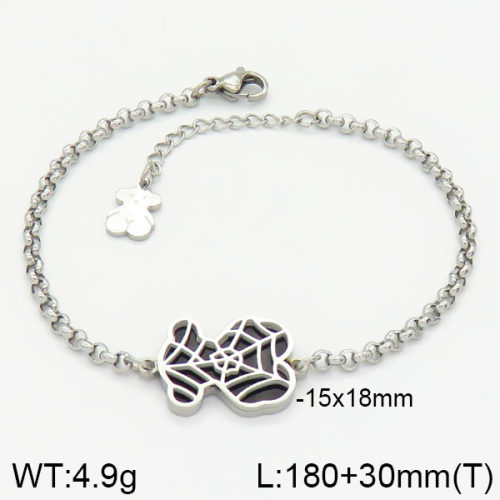 SS Bear Bracelets  TB2000186bhia-659