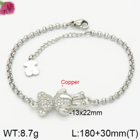 Fashion Copper Bear Bracelets   TB2000189vhnv-J82