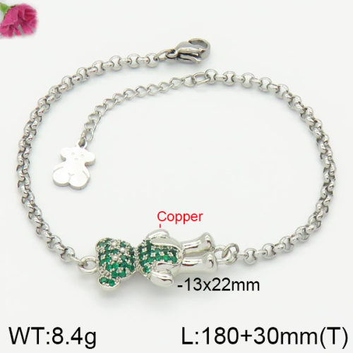 Fashion Copper Bear Bracelets   TB2000191vhnv-J82