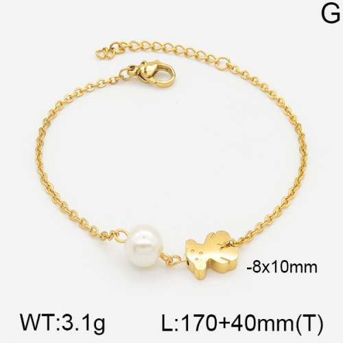 SS Bear Bracelets  TB5000192vhha-317