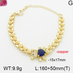 Fashion Copper Bear Bracelets   TB5000200abol-J66