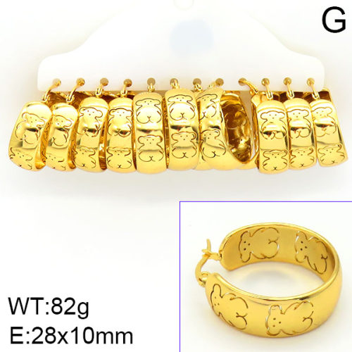SS Bear Earrings  TE2000196bika-212