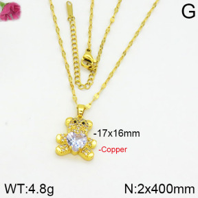 Fashion  Bear Necklaces  TN2000164vbnb-J145