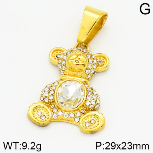 SS Bear Pendants  TP2000012bhil-640