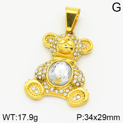 SS Bear Pendants  TP2000015bhil-640