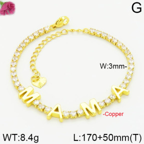 Fashion Copper Bracelet  F2B400628vhov-J111
