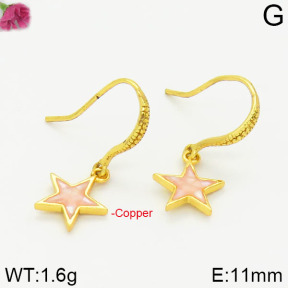 Fashion Copper Earrings Silver Pin  F2E400562aima-J128