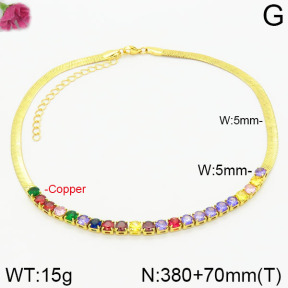 Fashion Copper Necklace  F2N400392ahlv-J111
