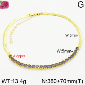 Fashion Copper Necklace  F2N400394ahlv-J111