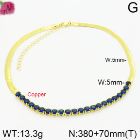 Fashion Copper Necklace  F2N400398ahlv-J111