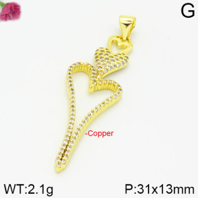 Fashion Copper Pendant  F2P400134vbmb-J111