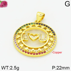 Fashion Copper Pendant  F2P400153vbmb-J111