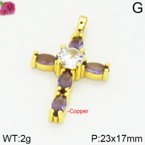 Fashion Copper Pendant  F2P400168vbmb-J111