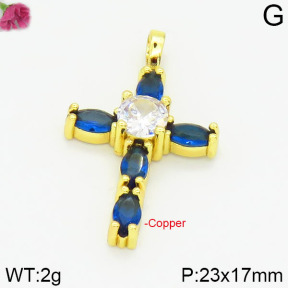 Fashion Copper Pendant  F2P400169vbmb-J111