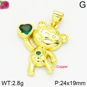Fashion Copper Pendant  F2P400173baka-J111