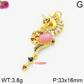 Fashion Copper Pendant  F2P400181bhva-J111