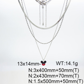 SS Necklaces  TN6001043bhil-908