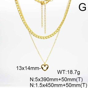 SS Necklaces  TN6001053bhbl-908