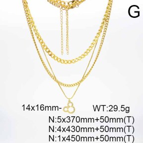 SS Necklaces  TN6001055vhml-908