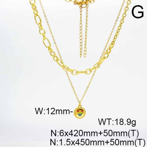 SS Necklaces  TN6001063bhbl-908