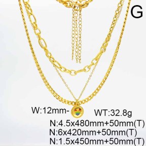 SS Necklaces  TN6001064vhkl-908