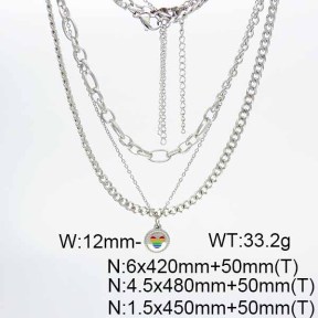 SS Necklaces  TN6001066bhia-908