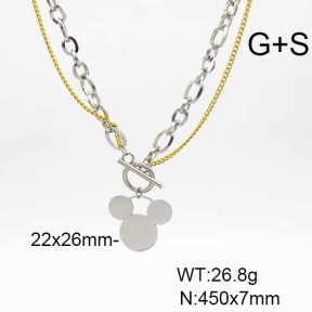 SS Necklaces  TN6001084bhia-908