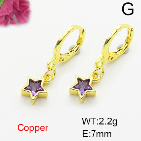 Fashion Copper Earrings  F6E403676baka-L002