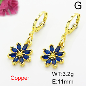 Fashion Copper Earrings  F6E403678ablb-L002
