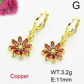 Fashion Copper Earrings  F6E403680ablb-L002