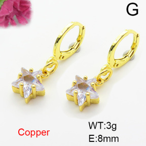 Fashion Copper Earrings  F6E403684baka-L002