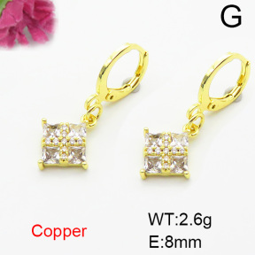 Fashion Copper Earrings  F6E403694ablb-L002
