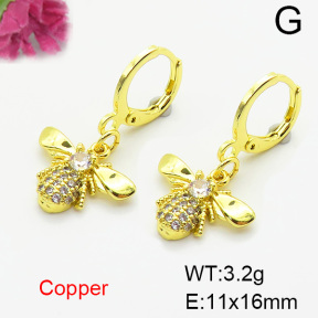 Fashion Copper Earrings  F6E403697baka-L002