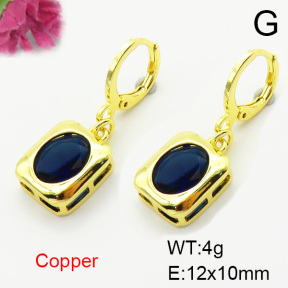 Fashion Copper Earrings  F6E403701ablb-L002