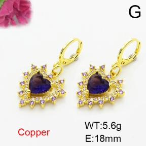 Fashion Copper Earrings  F6E403709vbnb-L002