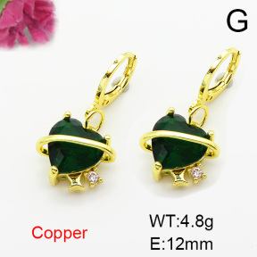 Fashion Copper Earrings  F6E403711ablb-L002