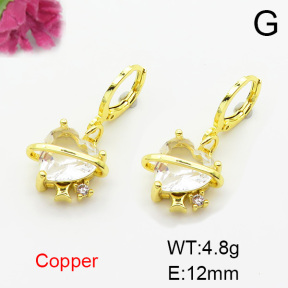 Fashion Copper Earrings  F6E403712ablb-L002