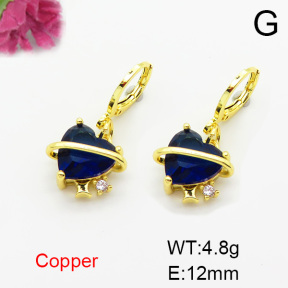 Fashion Copper Earrings  F6E403715ablb-L002