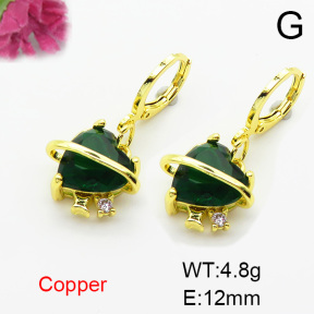 Fashion Copper Earrings  F6E403716ablb-L002