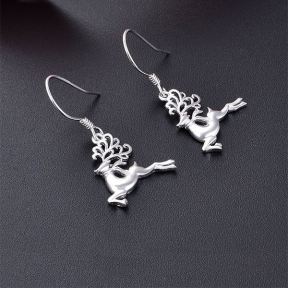 925 Silver Earrings  Weight:1.9g  E:13.7*30.3mm  JE1574vhpi-M112  YJ001025